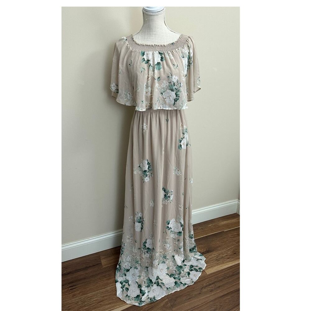 Show Me Your Mumu Hacienda Maxi Dress L Bridesmaid Beach